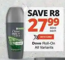 Checkers DOVE Roll-On (All variants) offer