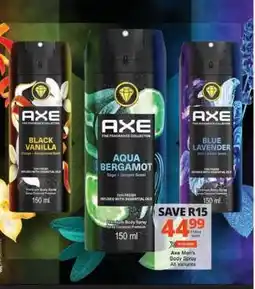 Checkers Axe Men's Body Spray All Variants offer