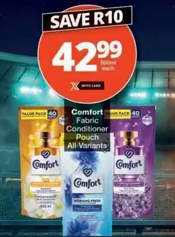 Checkers Comfort Fabric Conditioner Pouch offer