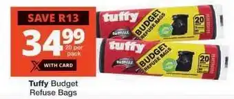 Checkers Tuffy Budget Refuse Bags offer