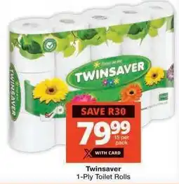 Checkers Twinsaver offer