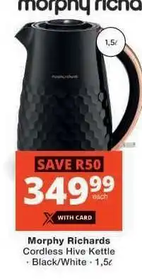 Checkers Morphy Richards Cordless Hive Kettle offer