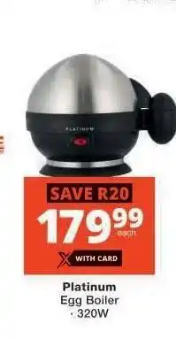 Checkers Platinum Egg Boiler offer