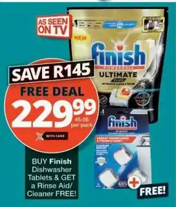 Checkers Finish Dishwasher Tablets offer