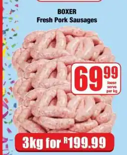 Boxer BOXER Fresh Pork Sausages offer