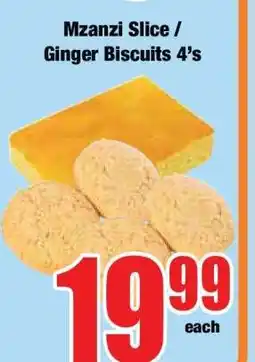 Boxer Mzansi Slice / Ginger Biscuits 4's offer