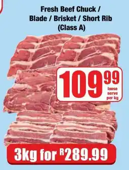 Boxer Fresh Beef Chuck / Blade / Brisket / Short Rib (Class A) offer