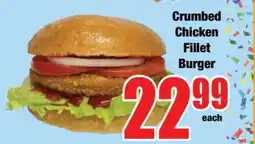 Boxer Crumbed Chicken Fillet Burger offer