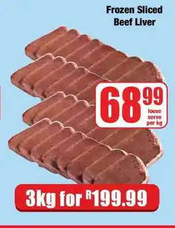 Boxer Frozen Sliced Beef Liver offer