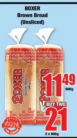 Boxer BOXER Brown Bread (Unsliced) offer