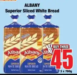 Boxer ALBANY Superior Sliced White Bread offer