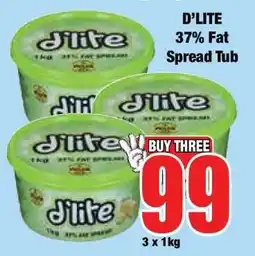 Boxer D'Lite 37% Fat Spread Tub offer
