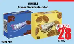 Boxer WHEELS Cream Biscuits Assorted offer