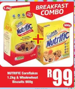 Boxer NUTRIFIC Cornflakes 1.2kg & Wholewheat Biscuits 900g offer