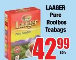 Boxer Laager Pure Rooibos Teabags offer