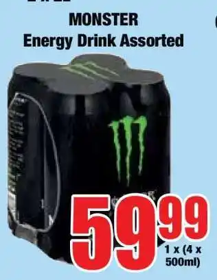 Boxer Monster Energy Drink Assorted offer