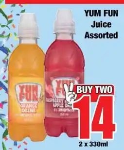 Boxer YUM FUN Juice Assorted offer
