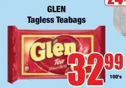 Boxer GLEN Tagless Teabags offer