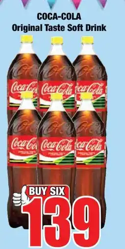 Boxer COCA-COLA Original Taste Soft Drink offer