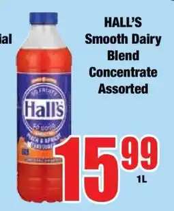 Boxer HALL'S Smooth Dairy Blend Concentrate Assorted offer