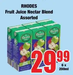 Boxer RHODES Fruit Juice Nectar Blend Assorted offer