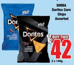 Boxer SIMBA Doritos Corn Chips Assorted offer
