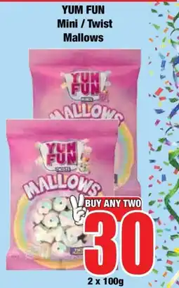 Boxer YUM FUN Mini / Twist Mallows offer