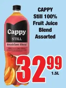 Boxer CAPPY Still 100% Fruit Juice Blend Assorted offer