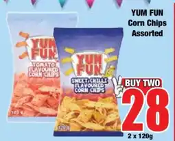 Boxer YUM FUN Corn Chips Assorted offer