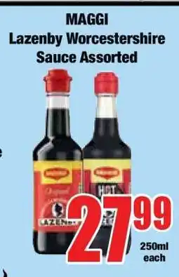 Boxer MAGGI Lazenby Worcestershire Sauce Assorted offer