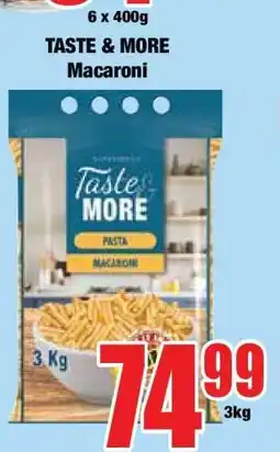 Boxer TASTE & MORE Macaroni offer