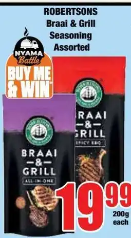 Boxer ROBERTSONS Braai & Grill Seasoning Assorted offer