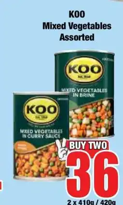 Boxer KOO Mixed Vegetables Assorted offer