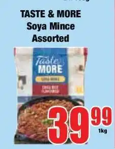 Boxer TASTE & MORE Soya Mince Assorted offer
