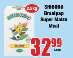 Boxer SHIBOBO Braaipap Super Maize Meal offer