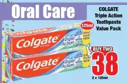 Boxer Colgate Triple Action Toothpaste Value Pack offer