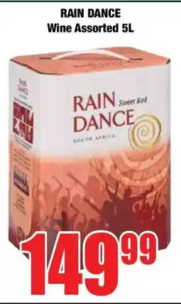 Boxer RAIN DANCE Wine Assorted 5L offer