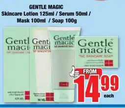 Boxer GENTLE MAGIC Skincare Lotion 125ml / Serum 50ml / Mask 100ml / Soap 100g offer