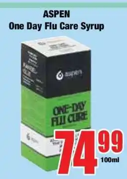 Boxer ASPEN One Day Flu Care Syrup offer