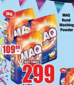 Boxer MAQ Hand Washing Powder offer
