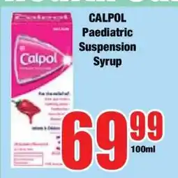Boxer CALPOL Paediatric Suspension Syrup offer