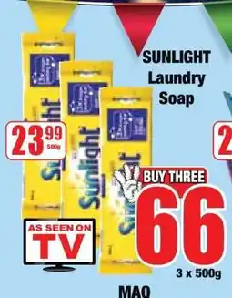 Boxer Sunlight Laundry Soap offer