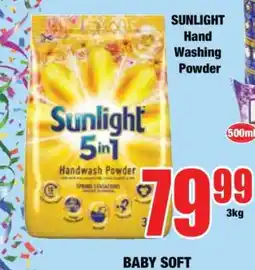 Boxer Sunlight Hand Washing Powder offer