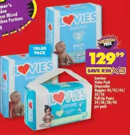 Shoprite Lovies Value Pack offer