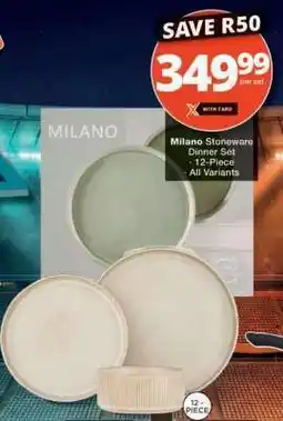 Checkers Milano Stoneware Dinner Set offer