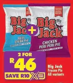 Shoprite Big Jack Frozen Pie offer