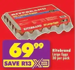 Shoprite Ritebrand Large Eggs offer