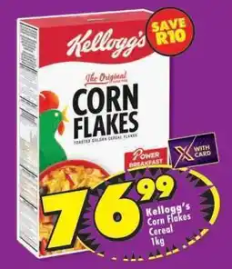 Shoprite Kellogg's Corn Flakes Cereal 1kg offer