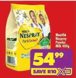 Shoprite Nestlé Nespray Powder Milk 400g offer