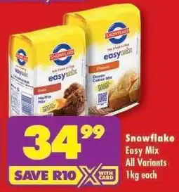 Shoprite SNOWFLAKE EASY MIX offer